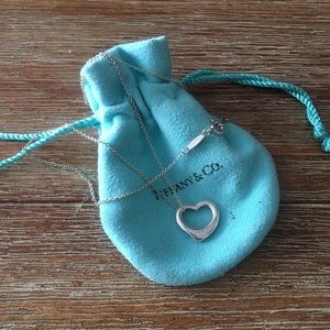Tiffany’s Elsa Peretti’s floating heart necklace.